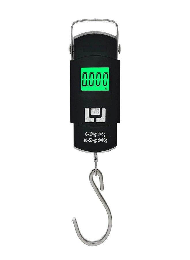 EOS- BUILDING TRUST Electronic 50Kgs Digital Luggage Weighing Scale - Black | Bag Weighing Scale for Luggage | Spring Balance - Image 1
